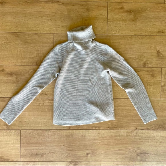 LTD Grey Ribbed Turtleneck - Picture 2 of 5